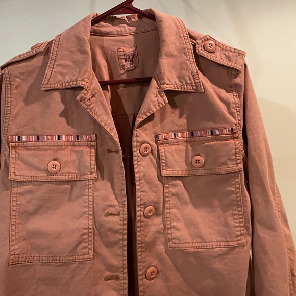 Military Style Pink Jacket from Gap - Picture 9 of 10